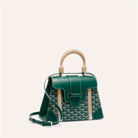 goyard saigon pm green|goyard saigon dimensions.